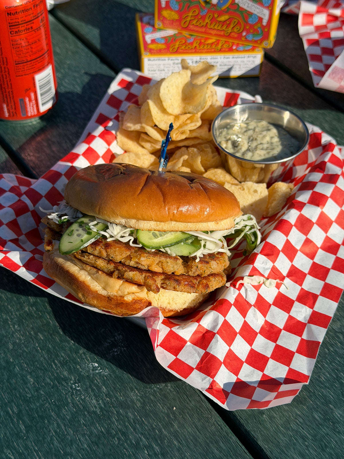 Smoked Salmon Smash Burgers