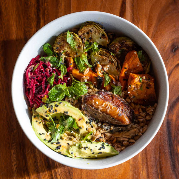 Harvest Grain Bowl with Smoked Salmon