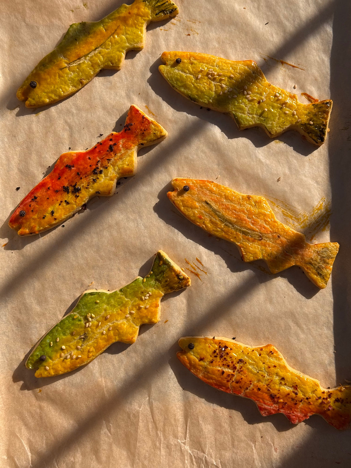 Anchovy Parmesan Shortbread Cookies